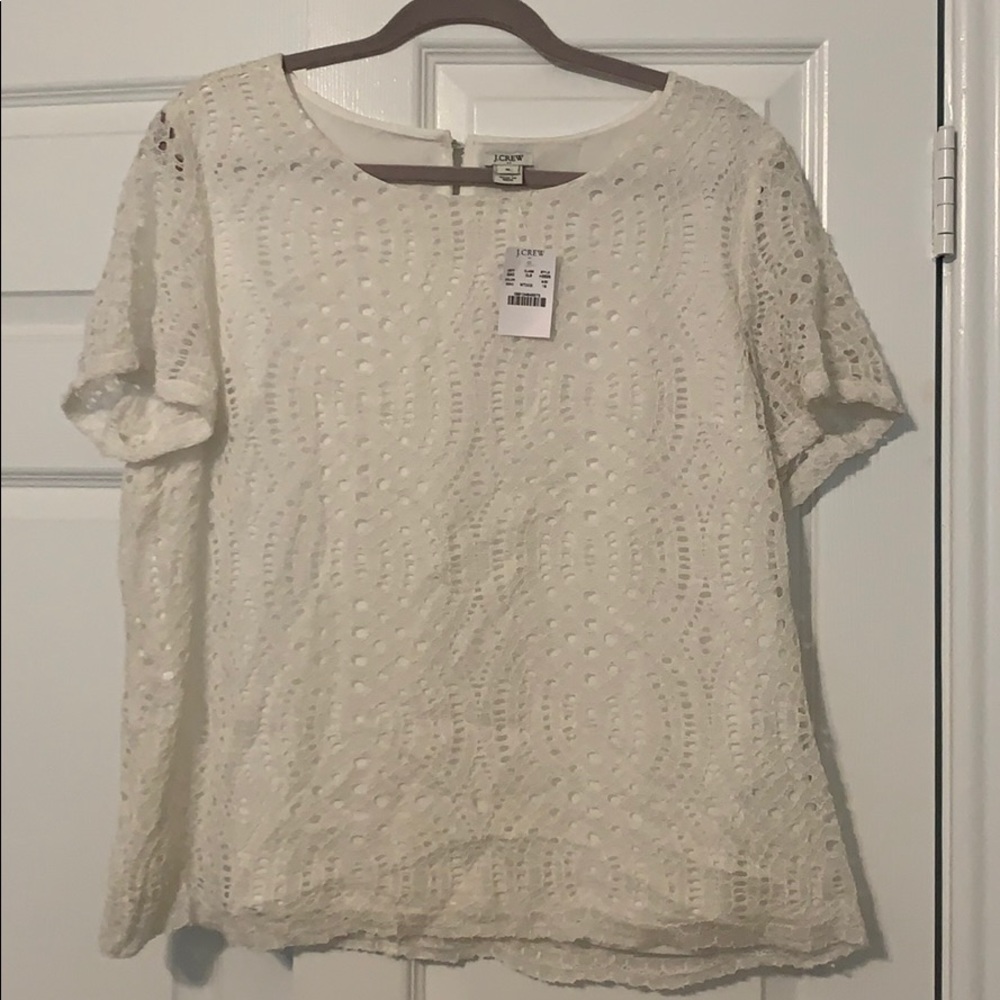 Lined lace shirt